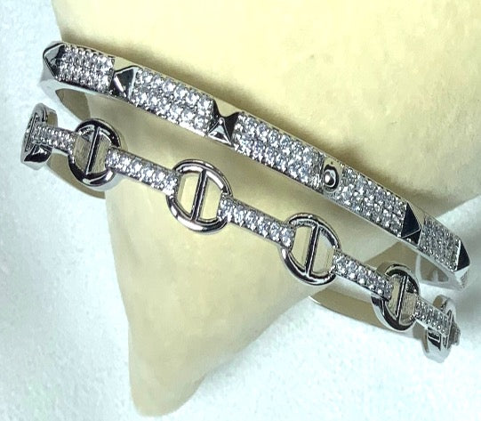 Jewelry Set 4 pieces Bracelet Necklace Earrings Ring Fashion Designer Style White Gold Color Diamond Emerald Zircon Great Gift