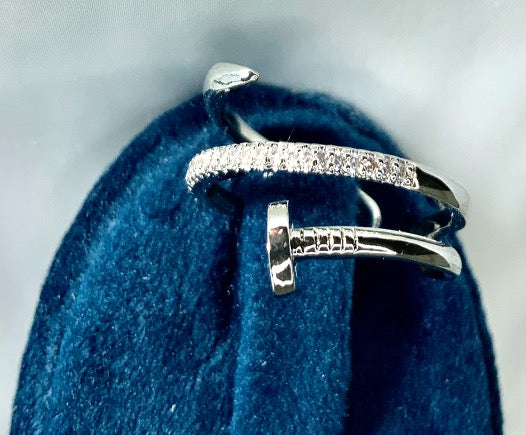 Ring Design Style Gold Color Zircon Adjustable