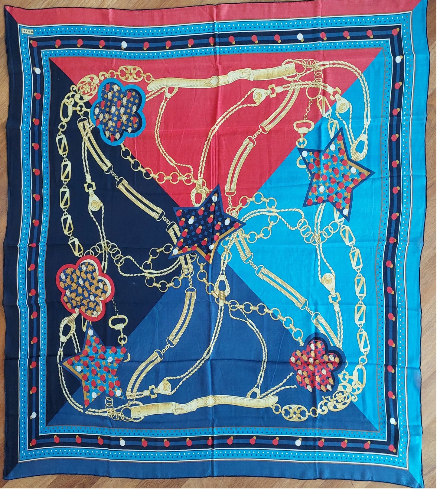 Woman Shawl Light Weight Cashmere and Silk 140 cm Red Navy Blue Yellow Colors Great Gift for Her