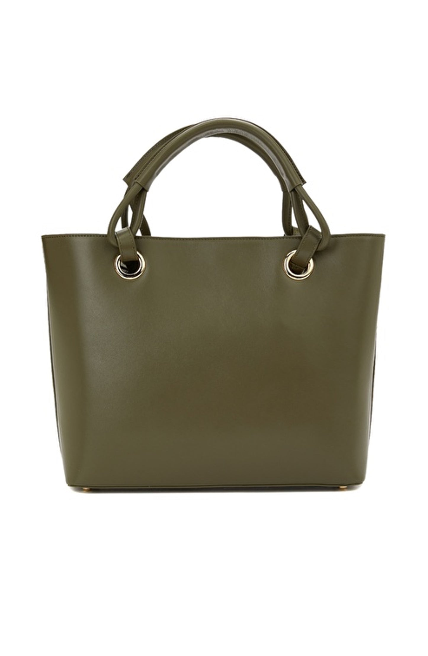 Woman handbag 100% Leather Bag Khaki Color
