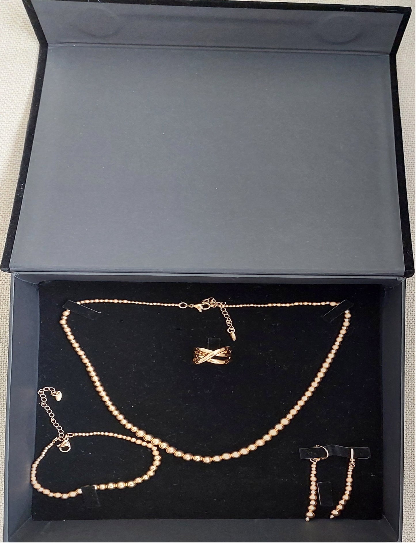 Ohrringe Multi-Circles Goldfarbe Zirkonia
