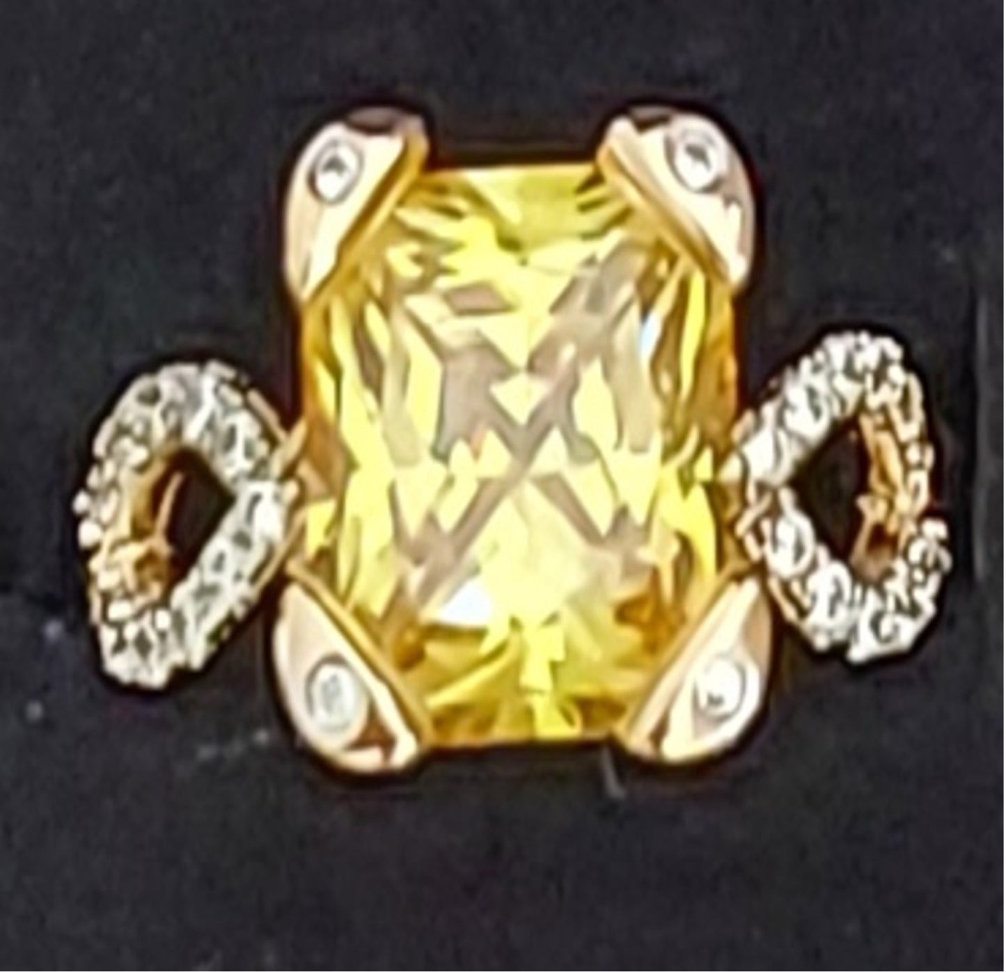Ohrringe Multi-Circles Goldfarbe Zirkonia