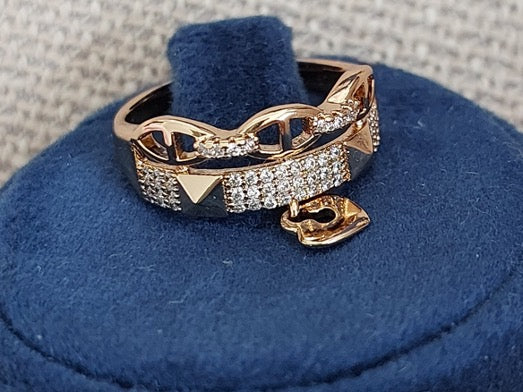 Ohrringe Multi-Circles Goldfarbe Zirkonia