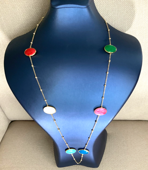 Conjunto de joyería Collar Pulsera Anillo Piedras preciosas hechas a mano Multicolor Cristal de cuarzo Turquesa 3 piezas Gran regalo para mujer