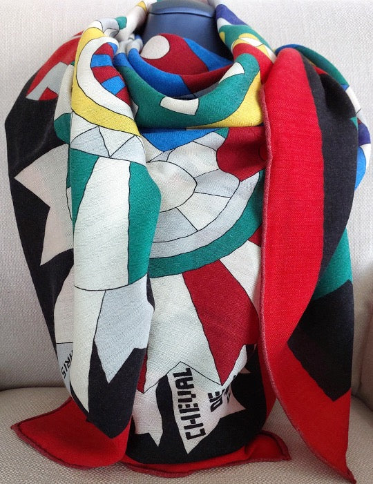 Louis Vuitton - Authenticated Reykjavik Scarf - Cashmere Multicolour for Women, Never Worn